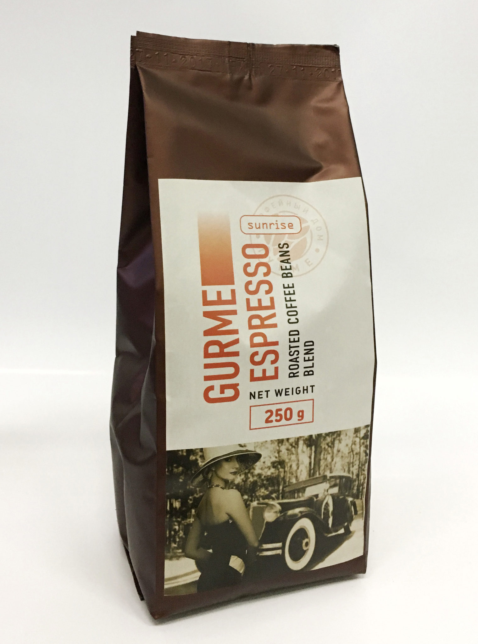 

Кофе Gurme Espresso Sunrise в зернах 250 г