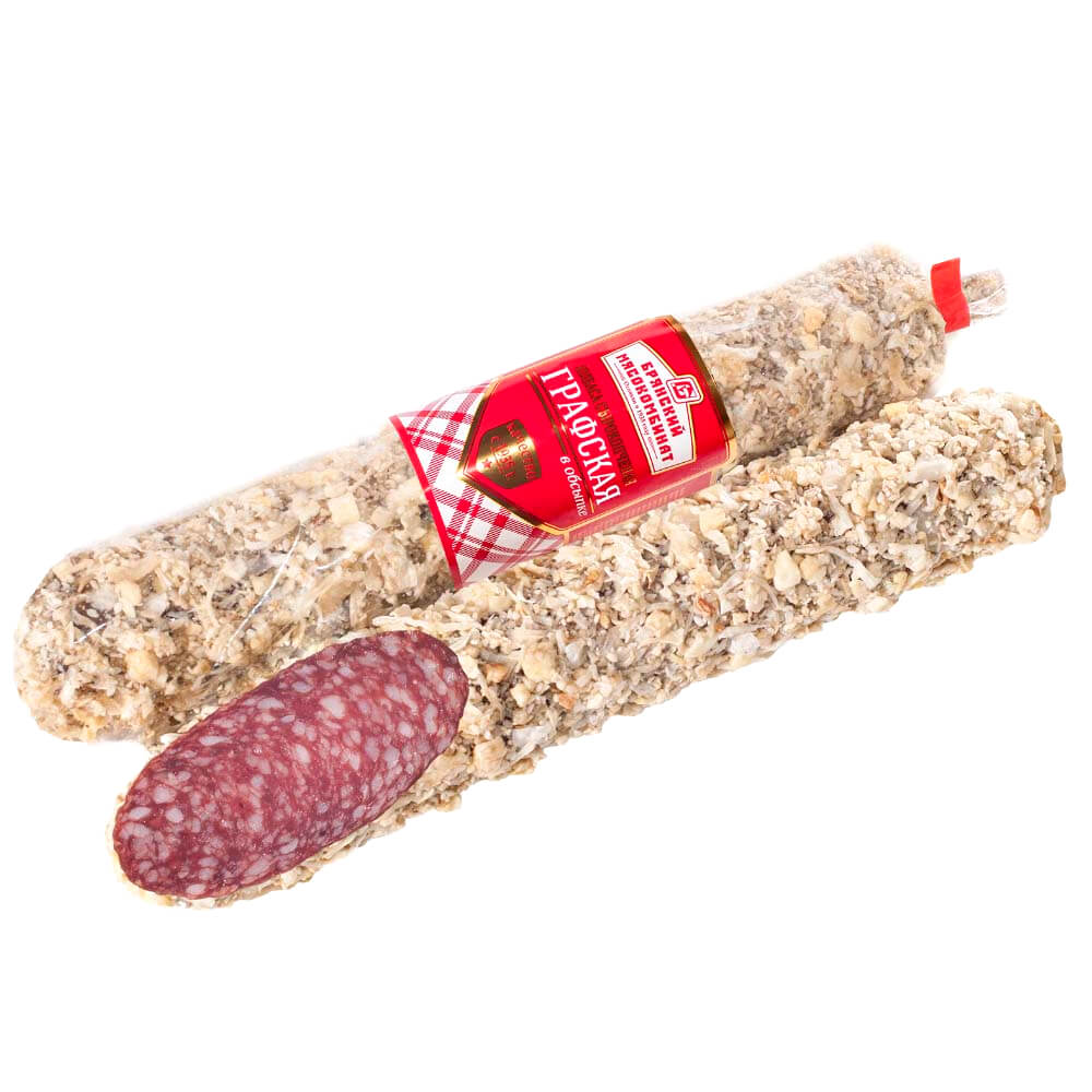 

Колбаса Брянский мясокомбинат Графская сырокопченая