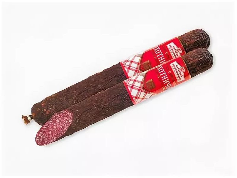 

Колбаса Брянский мясокомбинат Охотничья сырокопченая