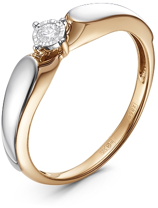 

Кольцо женское Diamond Union 5-3607-103 р.17.5, 5-3607-103
