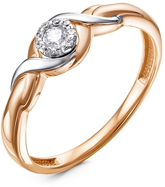 

Кольцо женское Diamond Union 5-3616-103 р.18, 5-3616-103