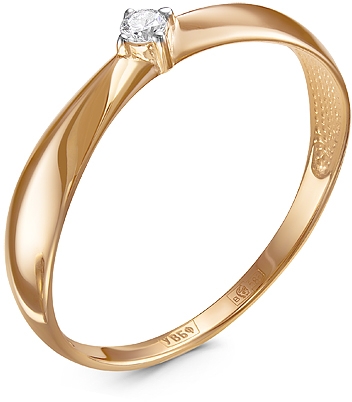 

Кольцо женское Diamond Union 5-365-103 р.17, 5-365-103