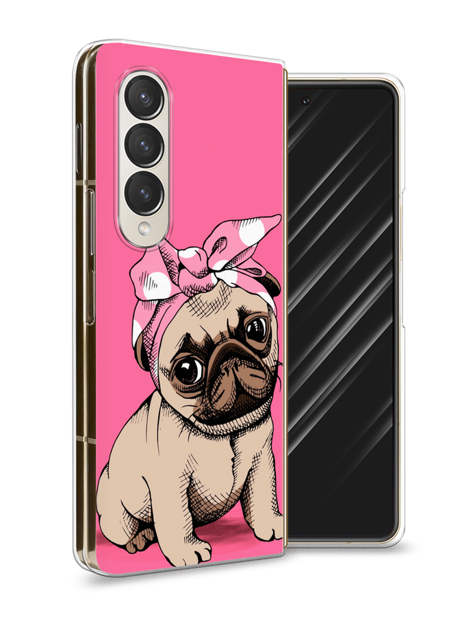 

Чехол Awog на Samsung Galaxy Z Fold 4 / Самсунг Галакси Зет Фолд 4 "Dog Pin-Up", Разноцветный, 2106950-2