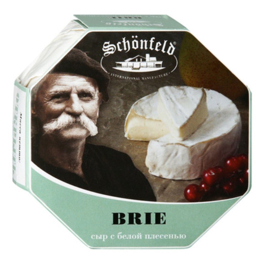 Сыр мягкий Schonfeld Brie из коровьего молока с белой плесенью голова 45 517₽