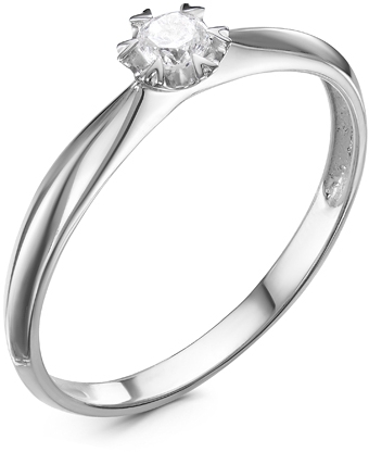 

Кольцо женское Diamond Union 5-2964-103 р.18, 5-2964-103-1Б