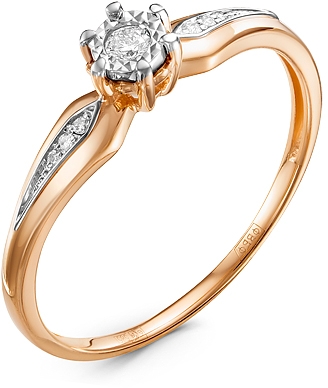 

Кольцо женское Diamond Union 5-3181-103 р.17, 5-3181-103