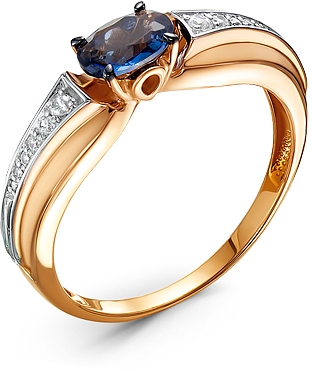 

Кольцо женское Diamond Union 5-3566-106 р.17, 5-3566-106