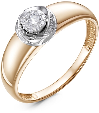 

Кольцо женское Diamond Union 5-3589-103 р.17.5, 5-3589-103