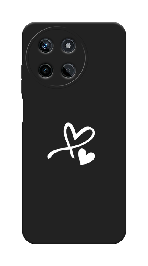 

Чехол Awog на Realme 11 4G / Реалми 11 4G "Сердечко минимализм", Белый, 2515152-1