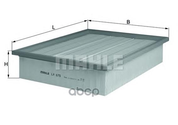 

Воздушный фильтр Mahle/Knecht lx678