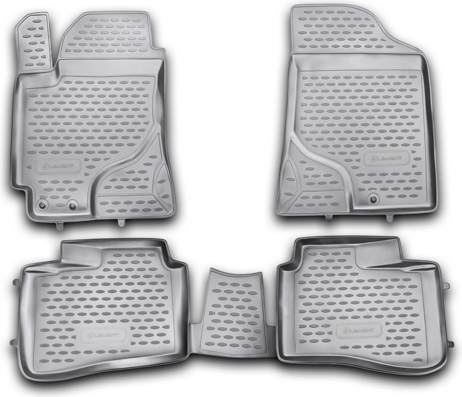 

Компл. Резиновых Ковриков В Салон Kia Cerato 2009-2013, 4 Шт. Полиур.ELEMENT NLC2526210H