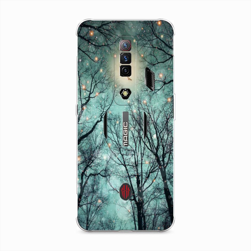 

Чехол Awog на ZTE Nubia Red Magic 7S / ЗТЕ Нубия Ред Мэджик 7С "Лес в сумерках", 136350-4