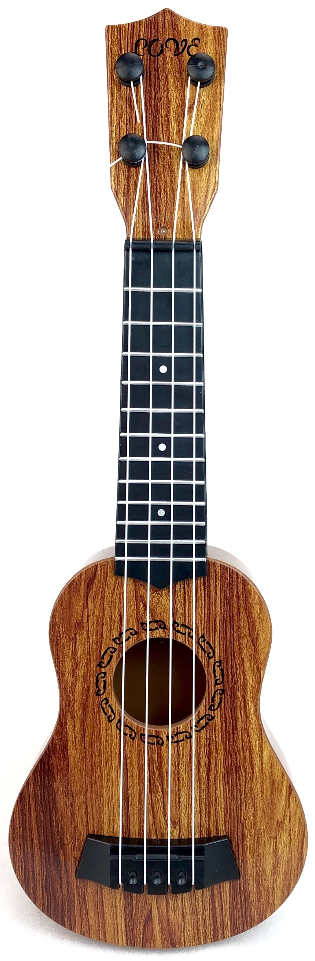 

Музыкальный инструмент гитара PLAYSMART Ukulele, 4 струны, 38 см, Коричневый