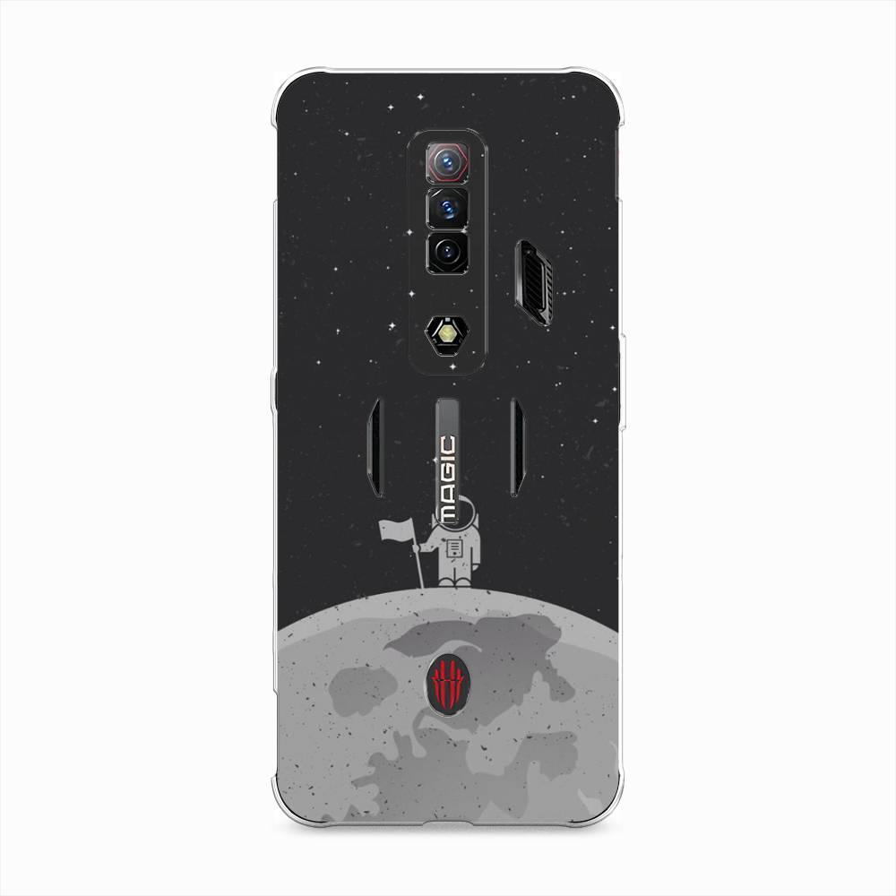 

Чехол Awog на ZTE Nubia Red Magic 7S / ЗТЕ Нубия Ред Мэджик 7С "Первый на Луне", Разноцветный, 136350-4