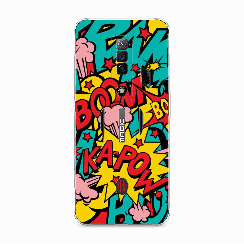 

Чехол Awog на ZTE Nubia Red Magic 7S / ЗТЕ Нубия Ред Мэджик 7С "Постер pop art", Разноцветный, 136350-9