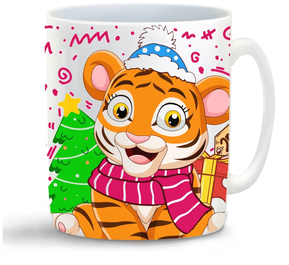 

Кружка CoolPodarok Красивая мама тигр