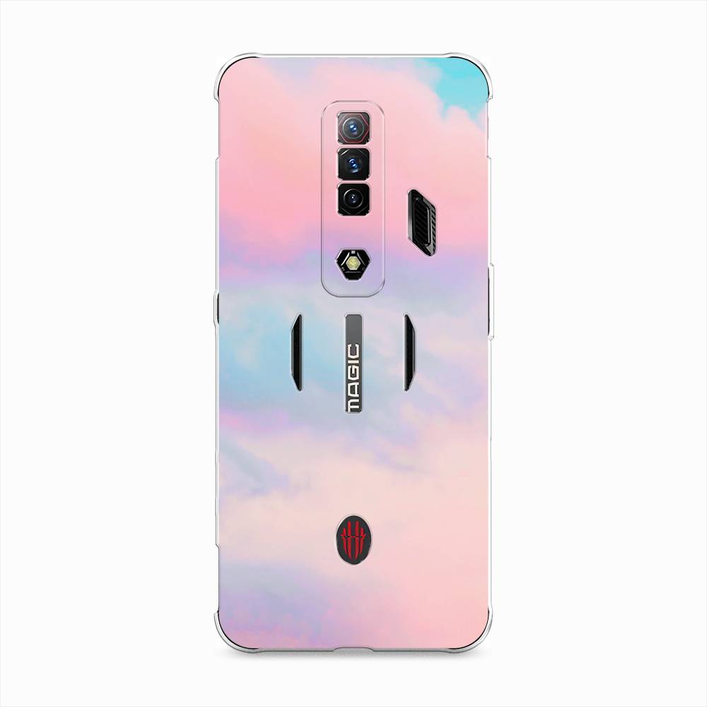 

Чехол Awog на ZTE Nubia Red Magic 7S / ЗТЕ Нубия Ред Мэджик 7С "Розовые облака", Разноцветный, 136350-3