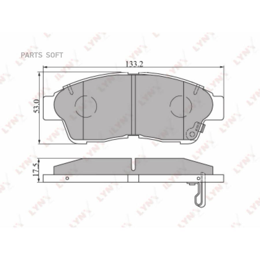 

Колодки дисковые передние toyota camry/carina e/corolla 92-01 Bd-7516