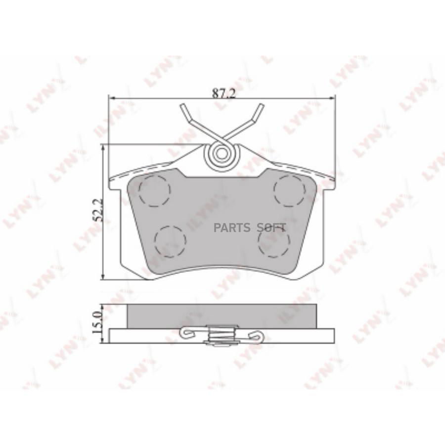 

Колодки тормозные задние подходит для audi a4 1.8-3.0 95-04/a6 1.8-4.2 98-05, seat ibiza 1