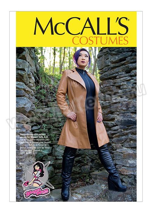 

Выкройка McCall's №7644 — Костюм косплей