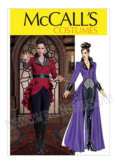 

Выкройка McCall's №7641 — Женский карнавальный костюм