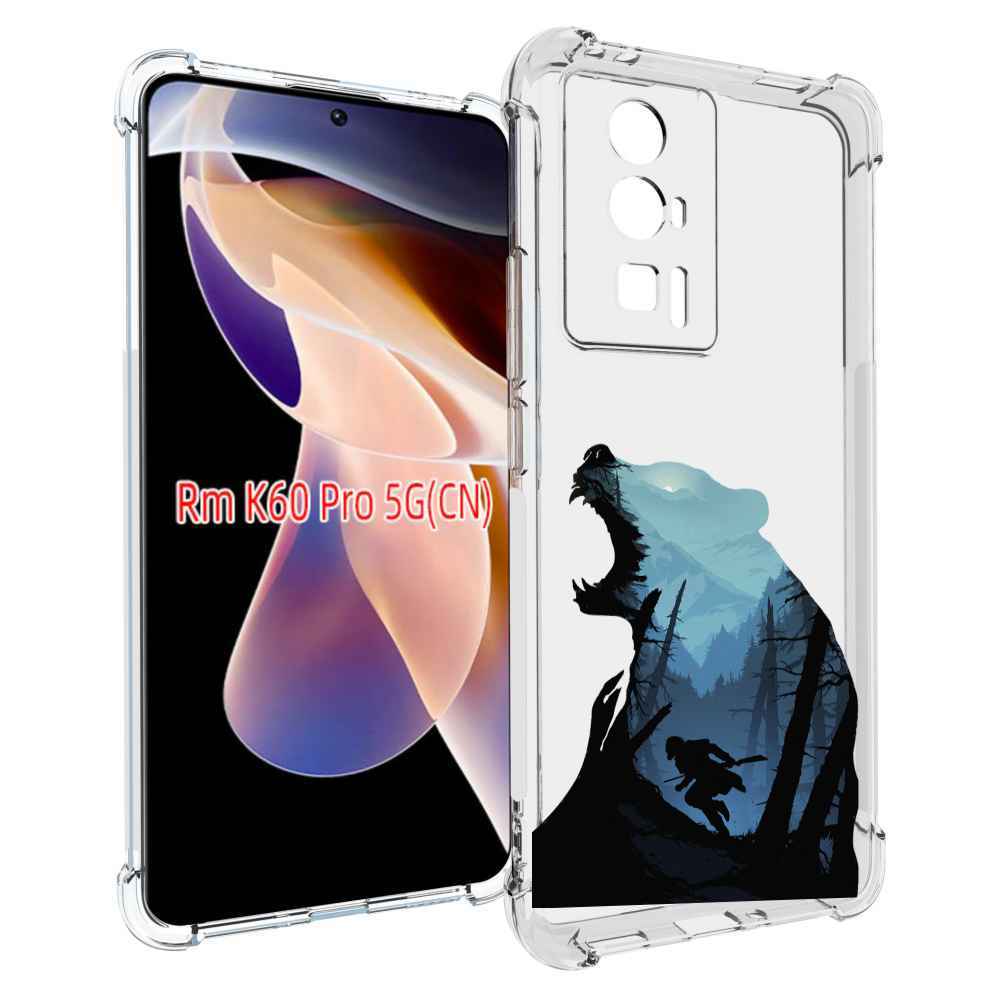 

Чехол MyPads Ночной-медведь для Xiaomi Redmi K60 Pro, Прозрачный, Tocco
