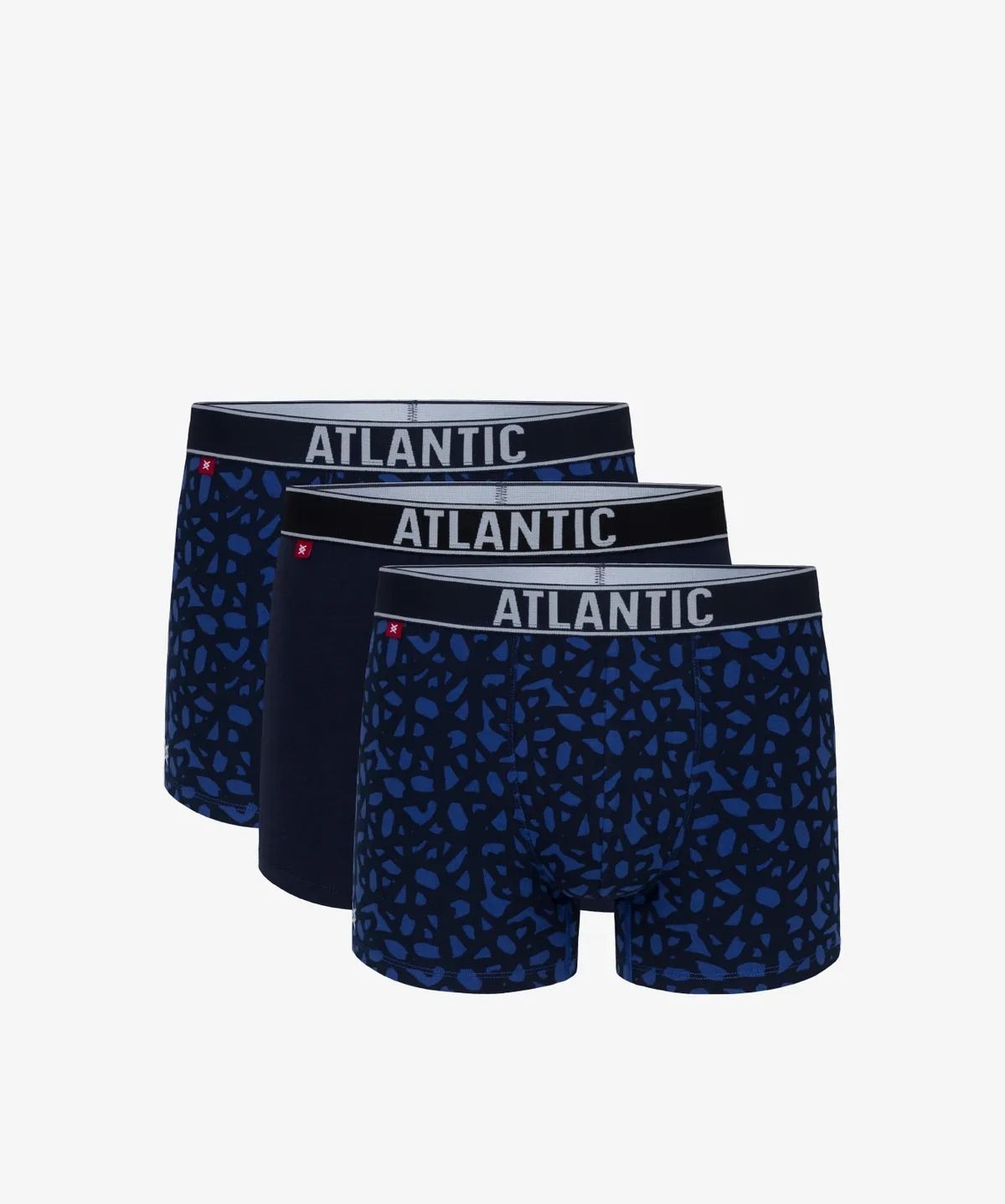 

Комплект трусов мужских Atlantic 3MH разноцветных XXL, 3 шт., Голубой;синий, 3MH