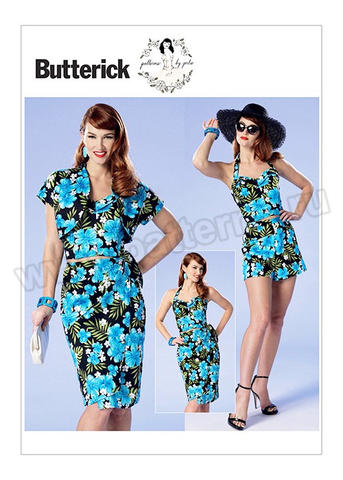 

Выкройка Butterick №6354 — Летний костюм