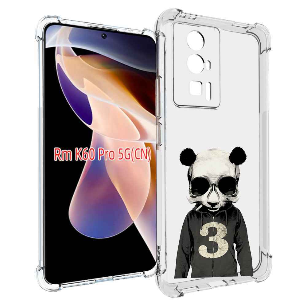 

Чехол MyPads Панда-в-костюме для Xiaomi Redmi K60 Pro, Прозрачный, Tocco