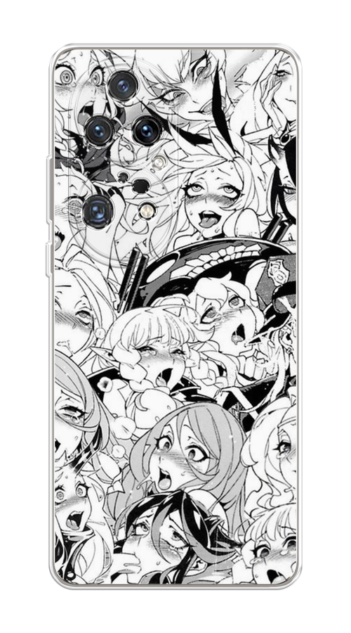 

Чехол на Huawei P50 Pro "Ахегао манга тян", Черный;белый;серый, 6105050-1