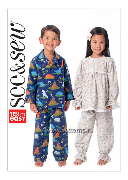 

Выкройка Butterick №6268 — Пижама