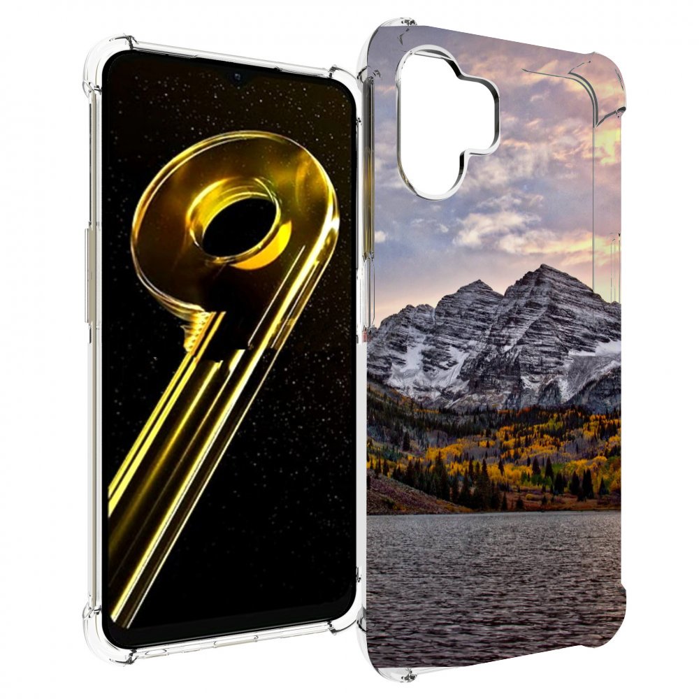 

Чехол бампер MyPads горы-колорадо для Realme 10 5G противоударный, Прозрачный, Tocco