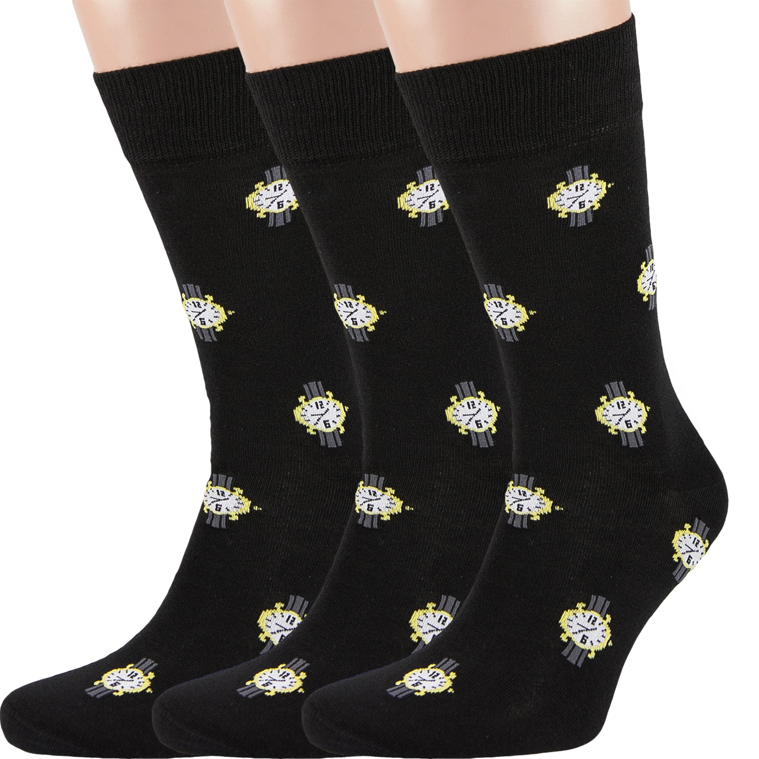 фото Носки мужские rusocks 3-м3-13018 черные 25-27