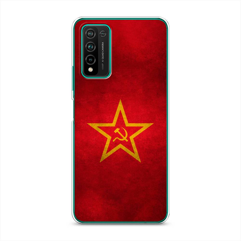 фото Чехол awog "красное знамя" для honor 10x lite