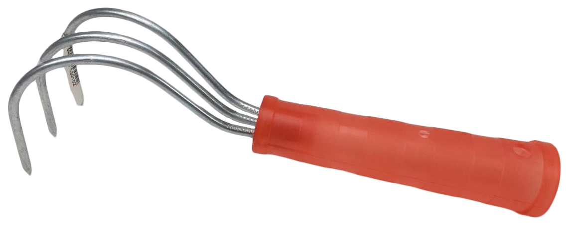 Рыхлитель 3-зубый, с пластиковой ручкой