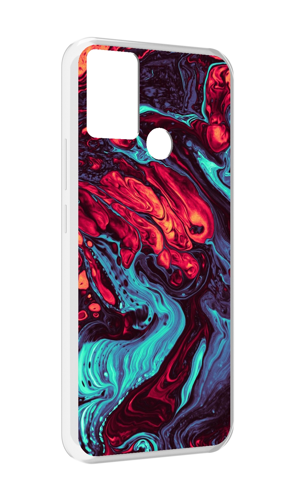 

Чехол MyPads разбавленная краска для Infinix Hot 11 Play, Прозрачный, Tocco