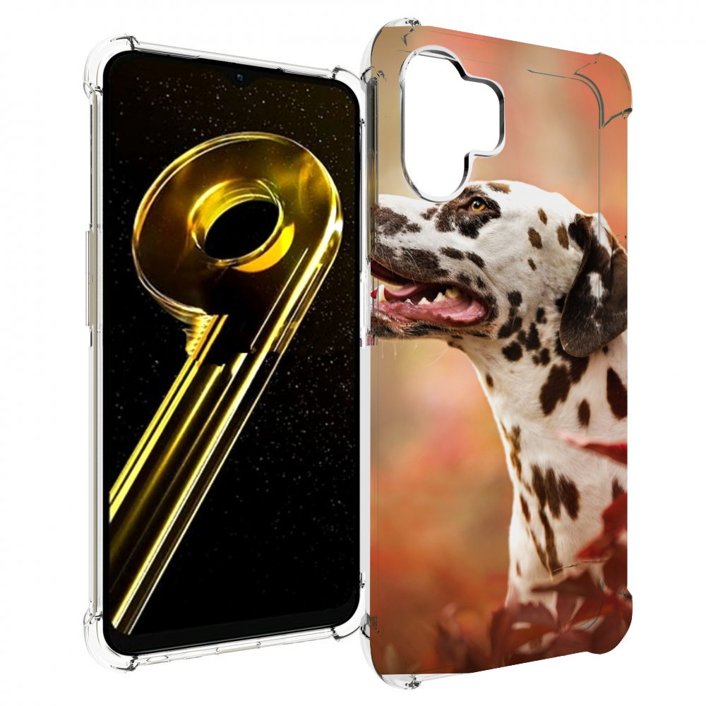Чехол бампер MyPads далматин для Realme 10 5G противоударный