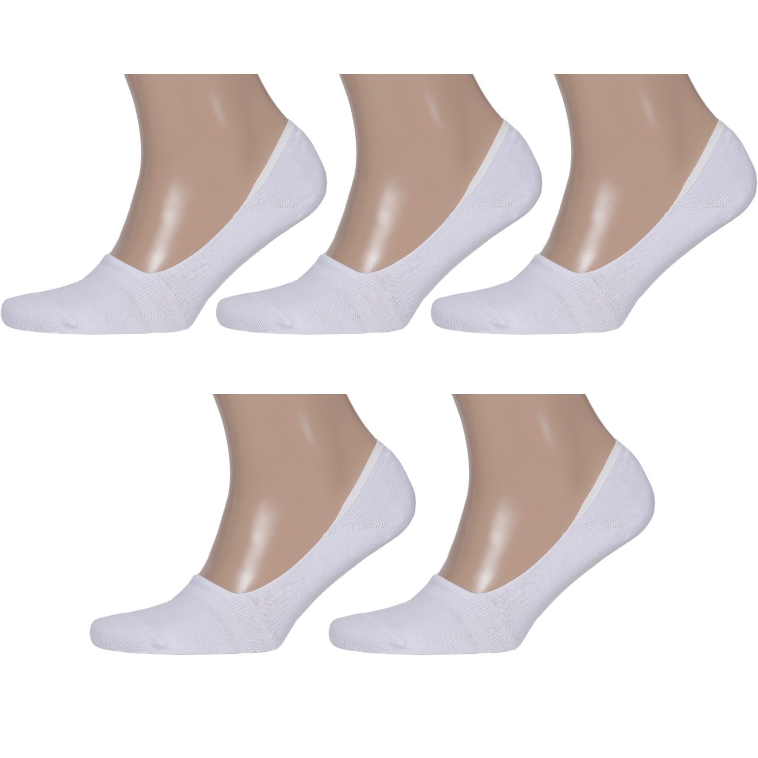 

Комплект носков мужских Rusocks 5-М-1220 белых 25-27, Белый, 5-М-1220