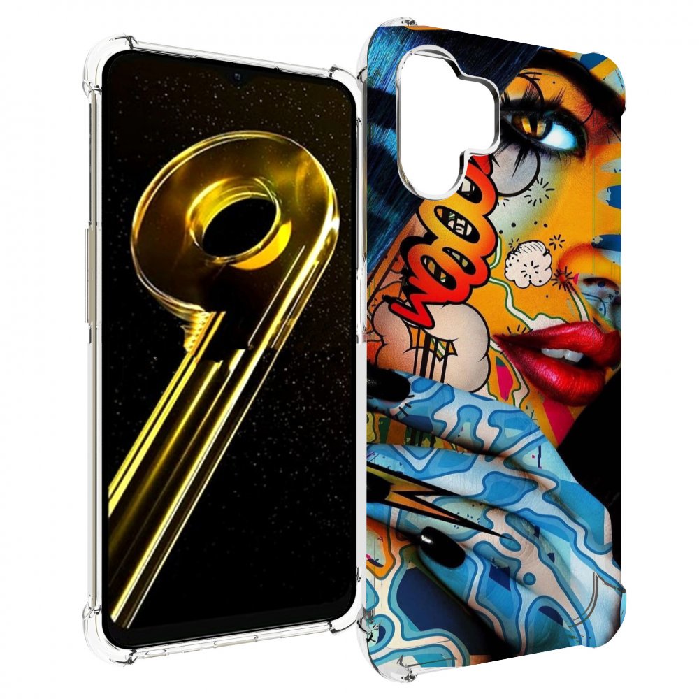 

Чехол бампер MyPads девушка разрисованная краскам иженский для R..., Прозрачный, Tocco