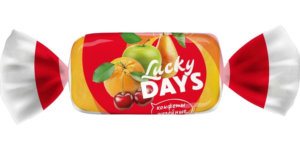 Конфеты желейные Lucky Days Пчелкины посиделки с фруктовой начинкой