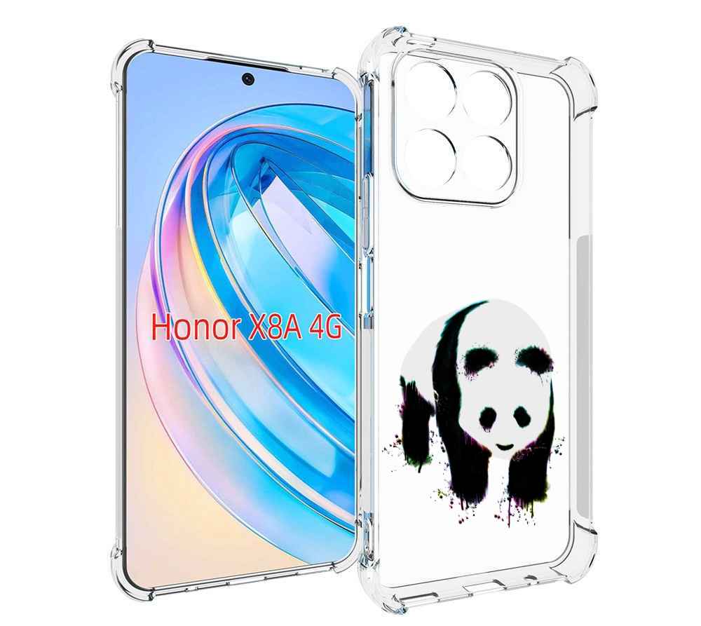 

Чехол MyPads панда в акварели для Honor X8a, Tocco