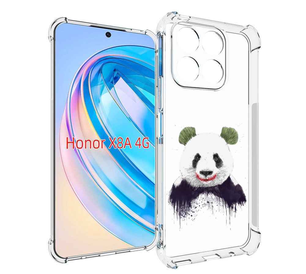 

Чехол MyPads панда джокер для Honor X8a, Tocco