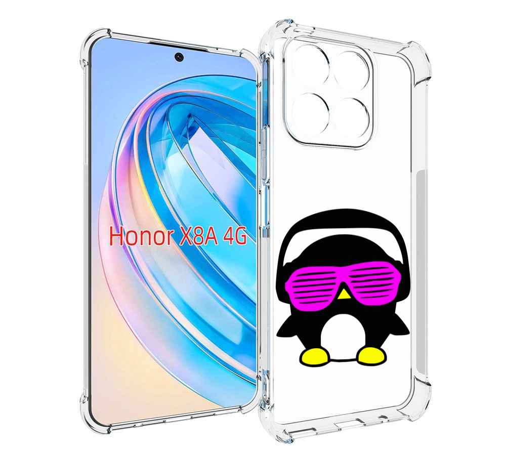 

Чехол MyPads пингвин для Honor X8a, Tocco