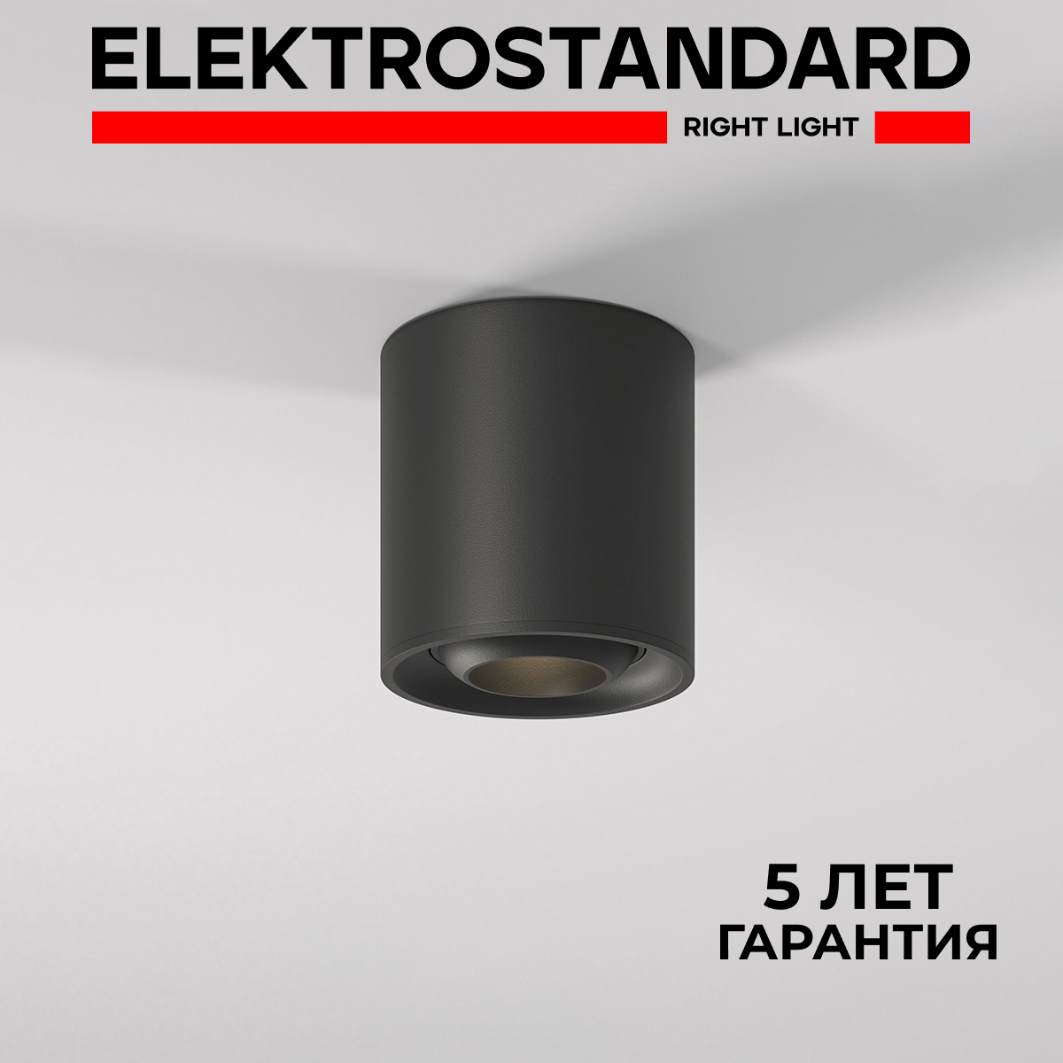 Накладной потолочный светильник Elektrostandard Orsa 25041/LED 10W 4200K чёрный