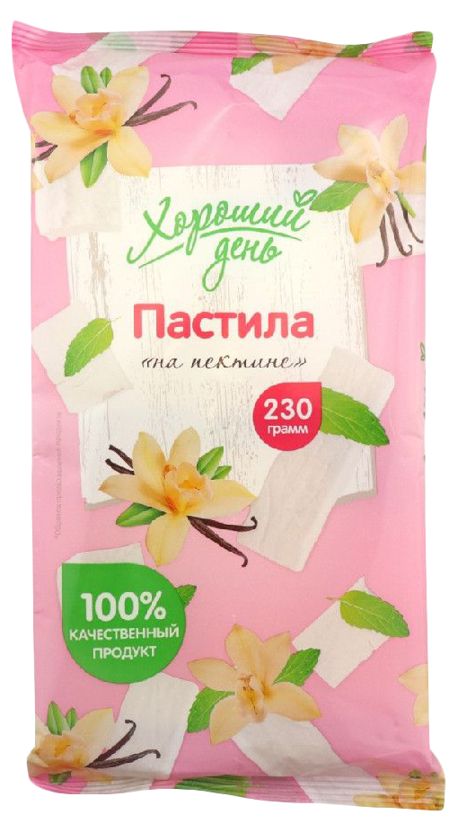

Пастила Хороший день со вкусом ванили на пектине 230 г