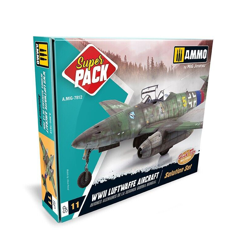 

Набор Ammo Mig "SUPER PACK" Самолеты Люфтваффе времен Второй мировой войны AMIG7812