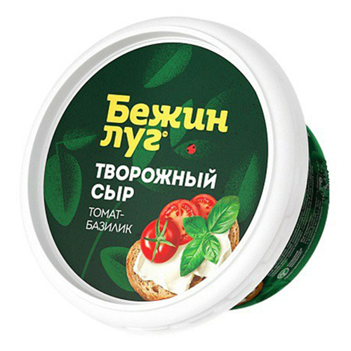 

Сыр творожный Бежин Луг томат-базилик 61% 150 г