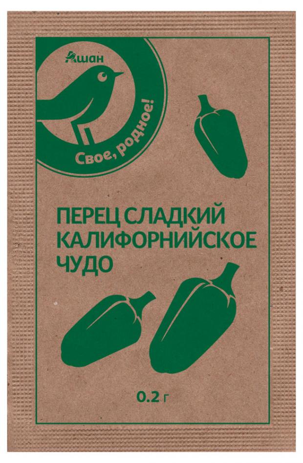 

Семена овощей Каждый день перец сладкий Калифорнийское чудо 0,2 г