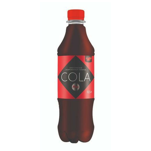 Газированный напиток без сахара Positivity Cola 0,5 л