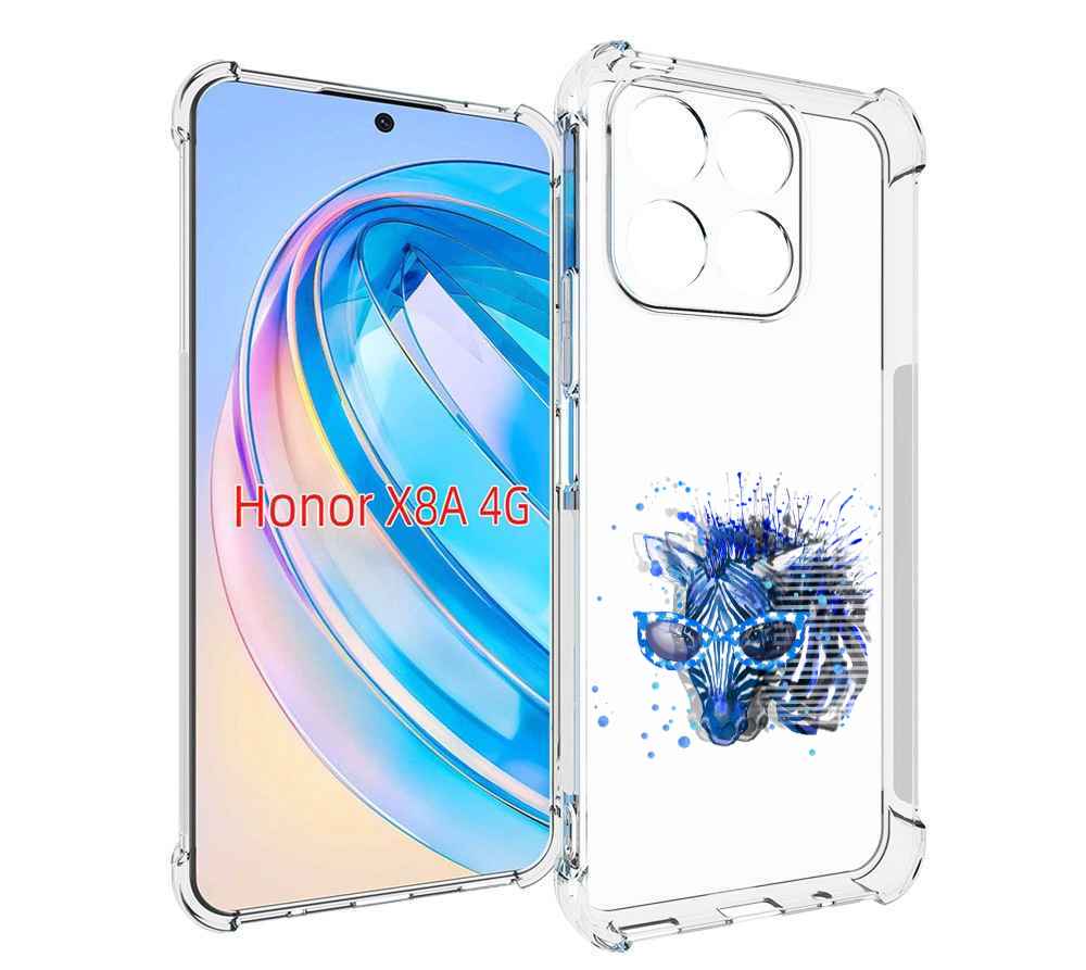 

Чехол MyPads расплывчатая зебра для Honor X8a, Tocco
